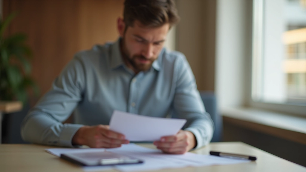 Человек заполняет акт приёма-передачи квартиры, проверяя список имущества